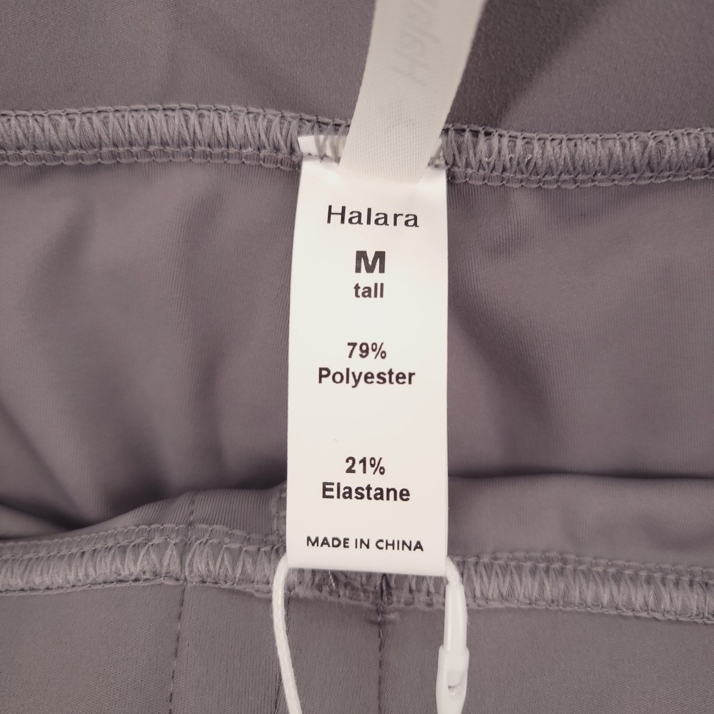 HALARA Pants Size MEDIUM TALL DayStretch Straight High Waisted Storm NEW - Picture 5 of 13